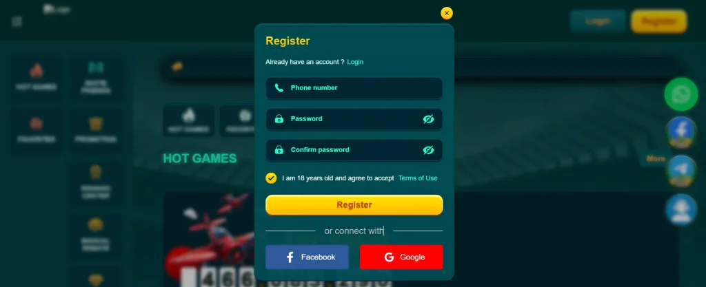 ea77 game apk registration Process