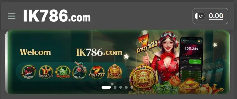 ik777 game invitation banner screenshot